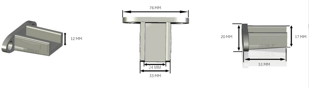 Screw-in brackets ED- PAV